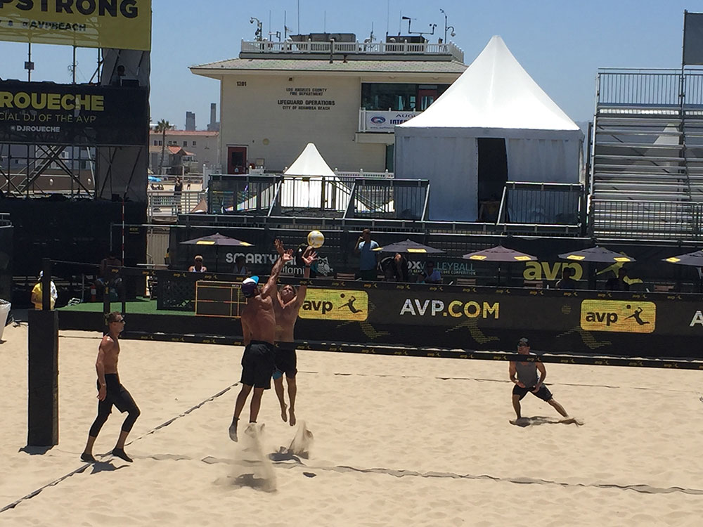 Men's beach volleyball